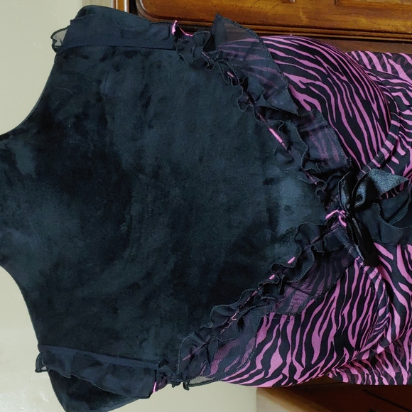 Indulgence Animal Print Bra Top Nightie 2X/40 NWOT - Picture 2 of 14